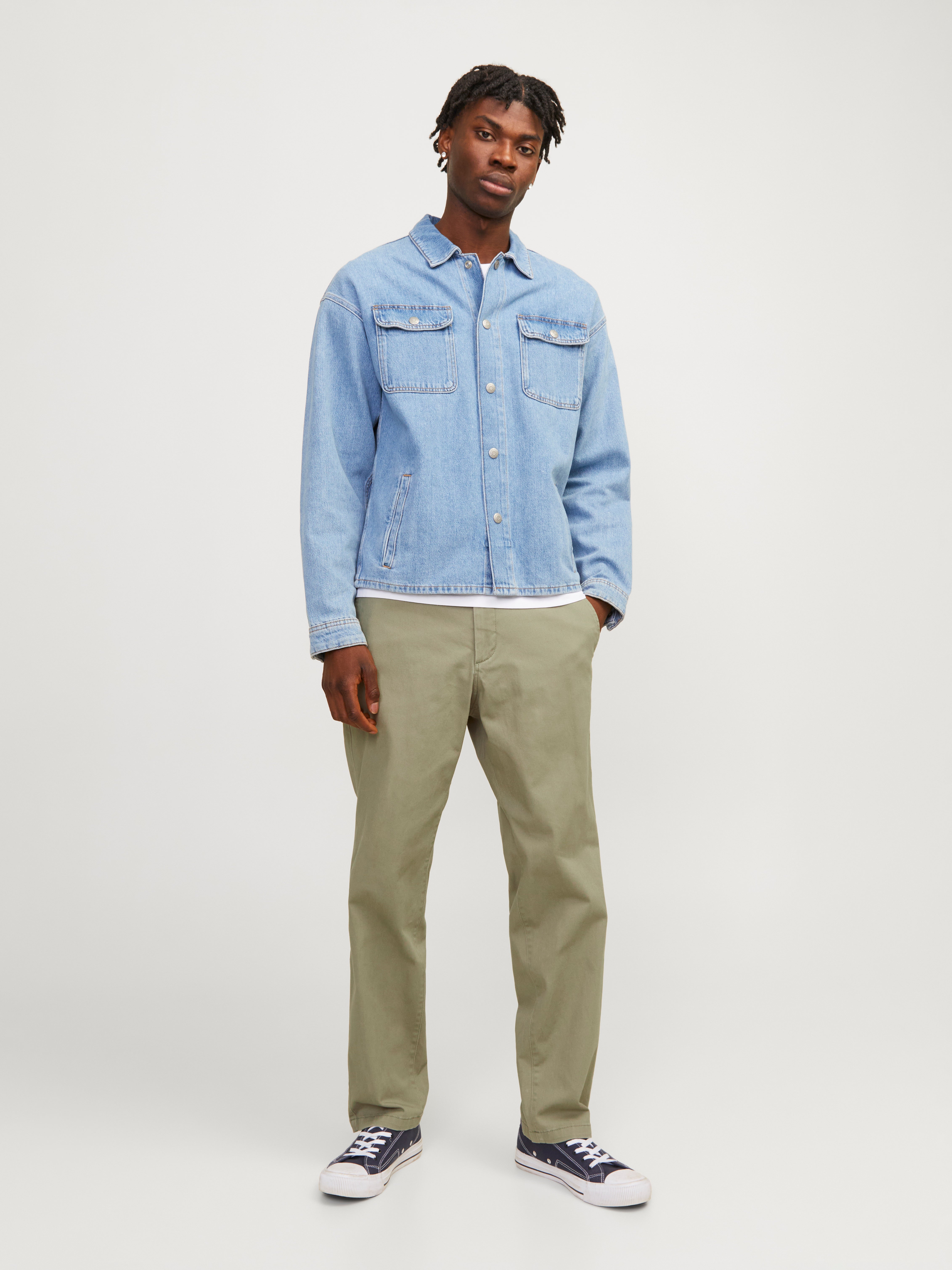 Jack & Jones JPSTKARL JJLAWRENCE Linen Chino SN, Nero onice, XS Jack & Jones JPSTKARL JJLAWRENCE Linen Chino SN, Nero onice, XS