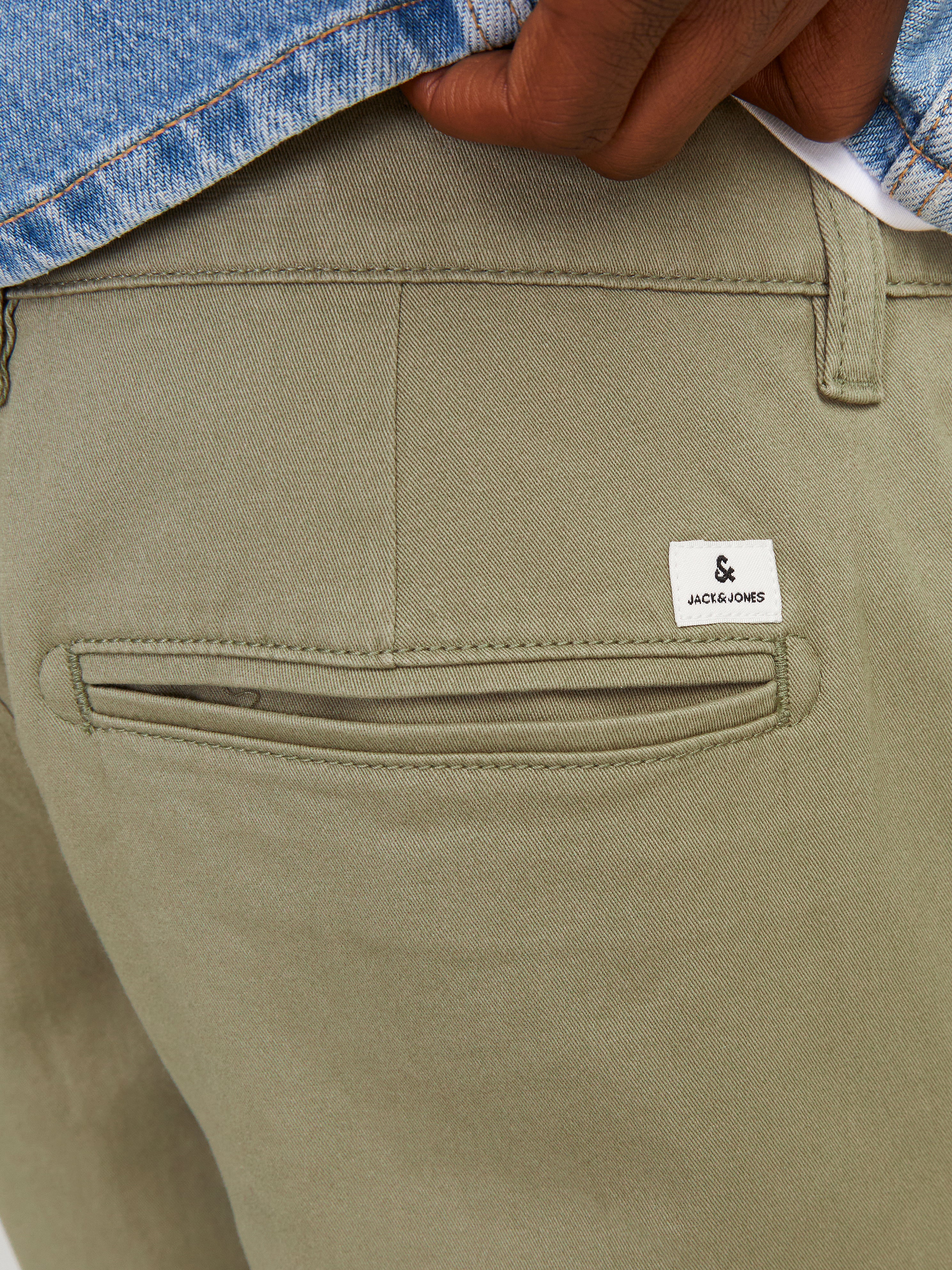 JACK & JONES Herren Chino Hose Loose Fit - Bequeme Freizeithose Von Dänischer Marke