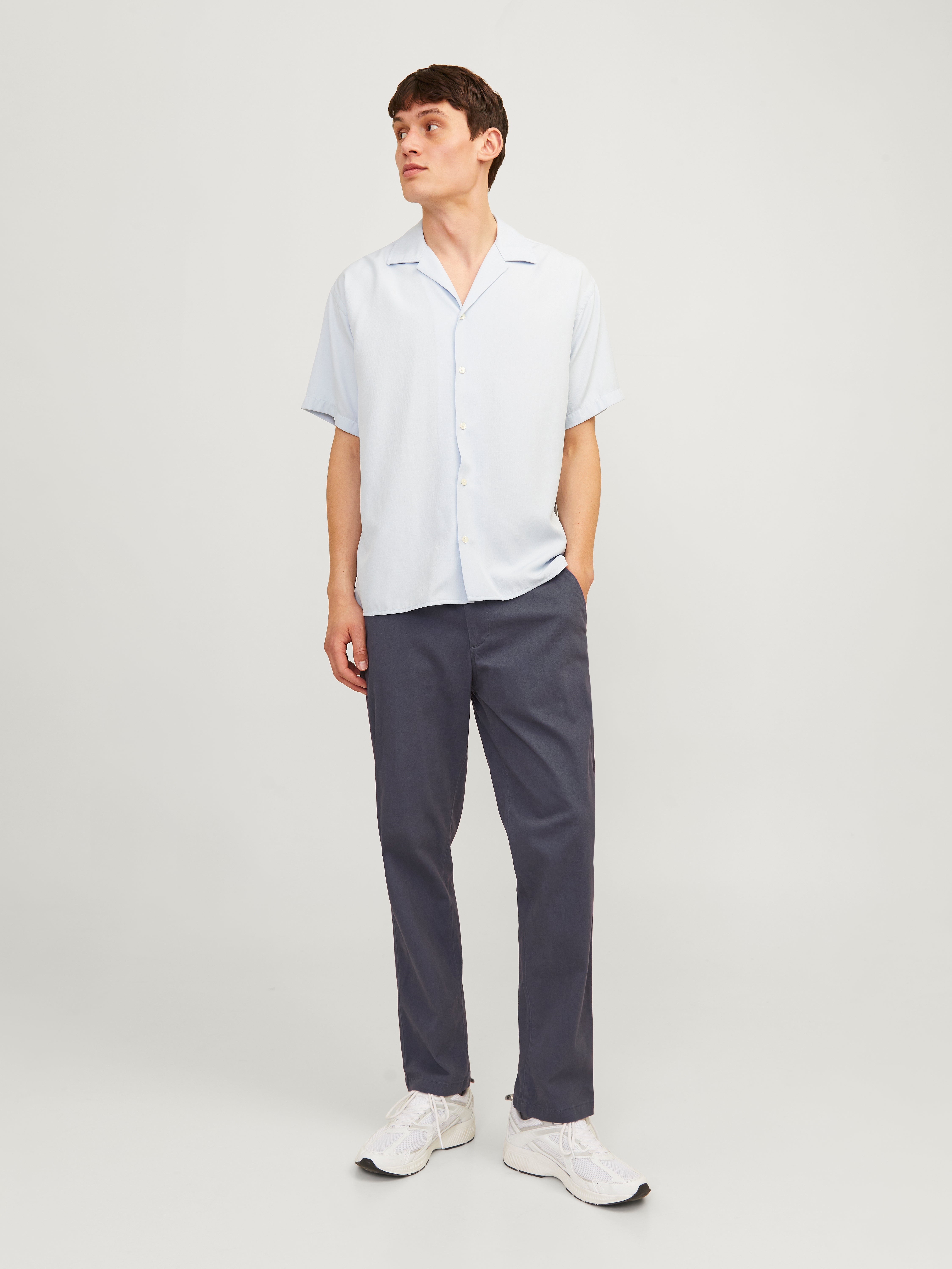 Relaxed Fit Chino trousers | Dark Blue | Jack & Jones®