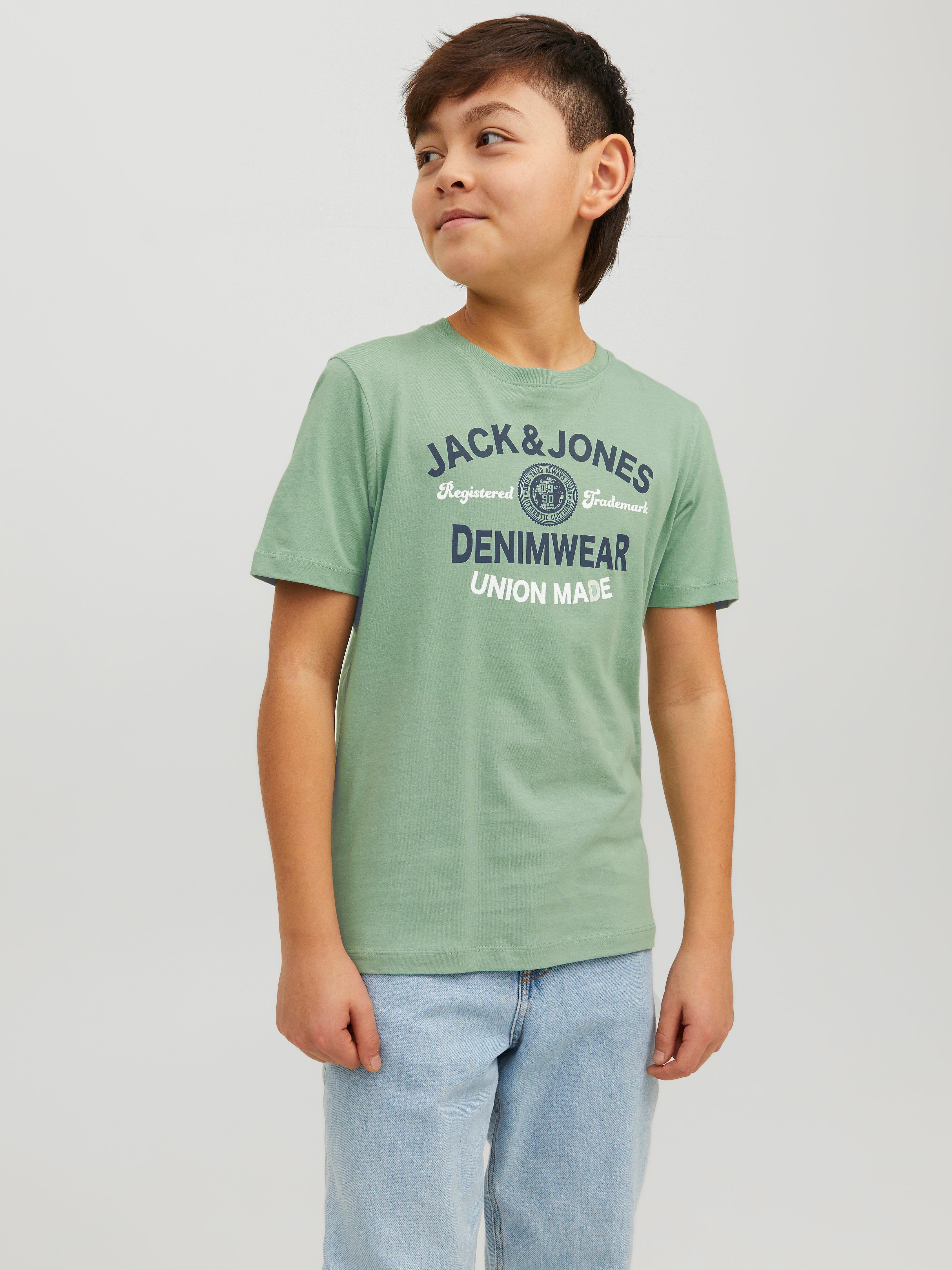 T-shirt Logo Pour Les Garçons - Jack & Jones - Modalova