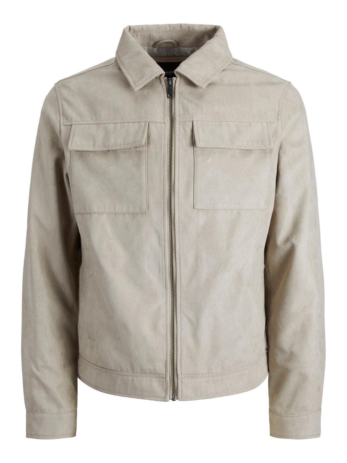 Faux leather jacket | Medium Grey | Jack & Jones®