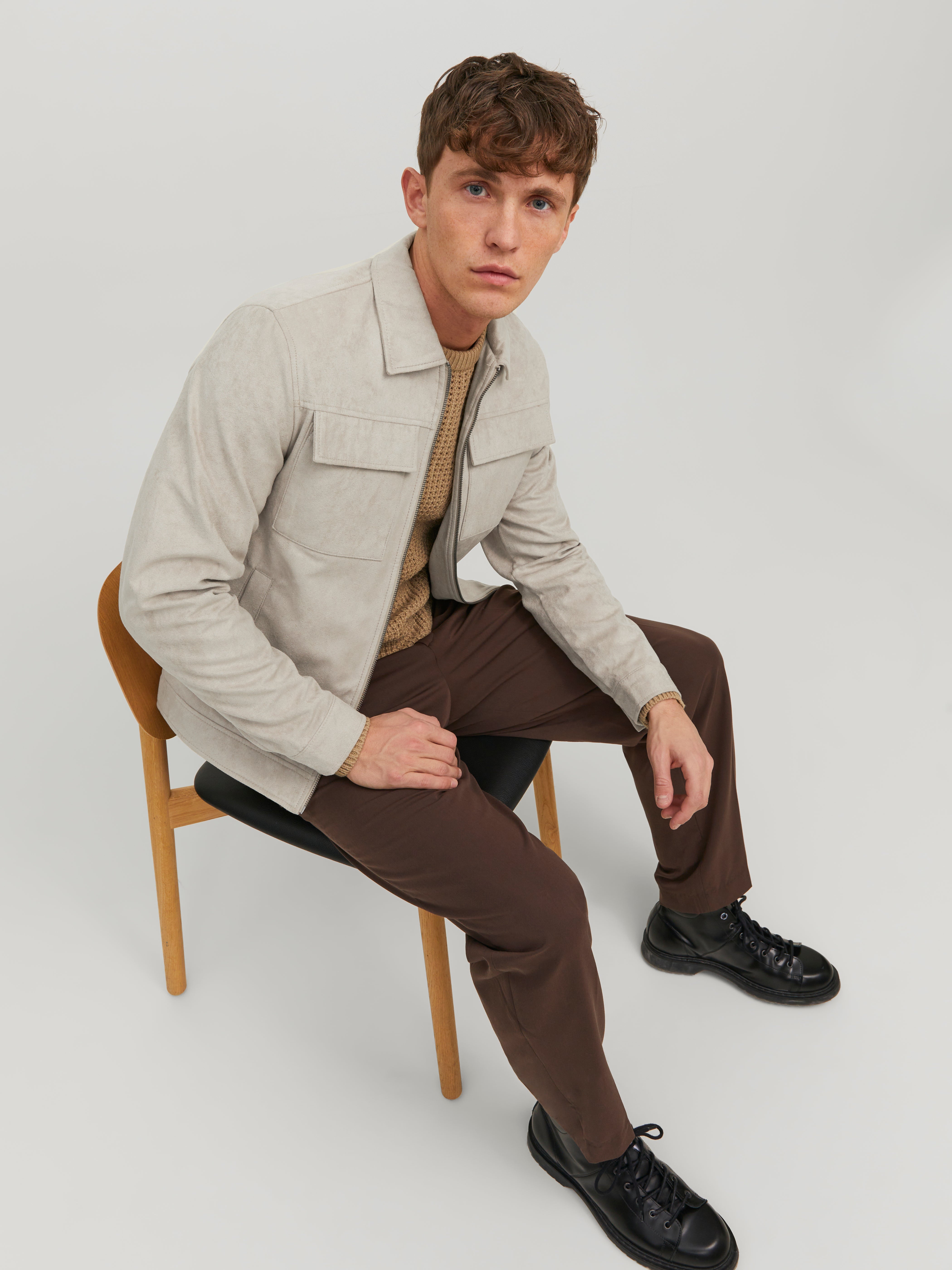 Jack jones veste online cuir