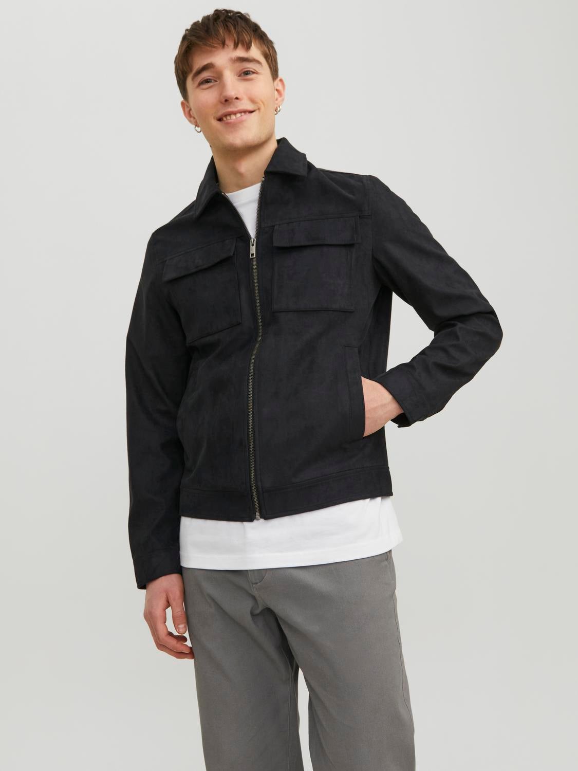 Jack and jones online chaqueta cuero