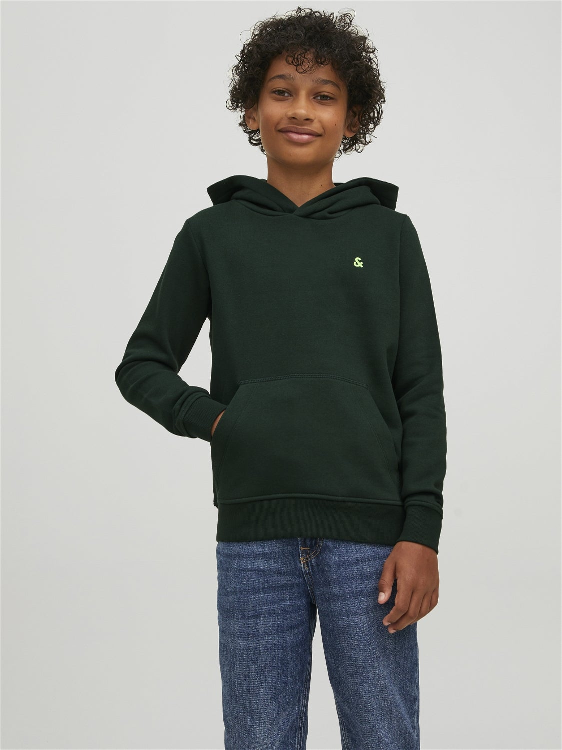 Jack & Jones Jungen Kleidung Pullover & Strickjacken Pullover Sweatshirts Jungs Hoodie Herren Grün 