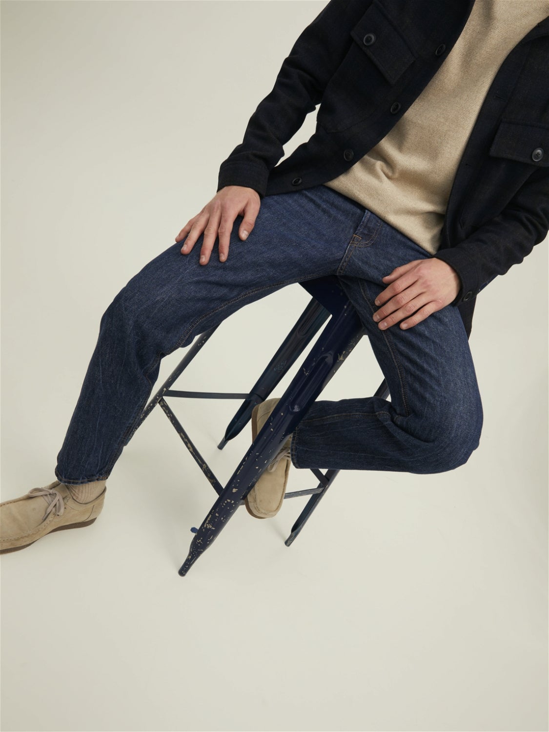 JJICHRIS JJORIGINAL AM 298 Relaxed Fit Jeans Medium Blue Jack Jones