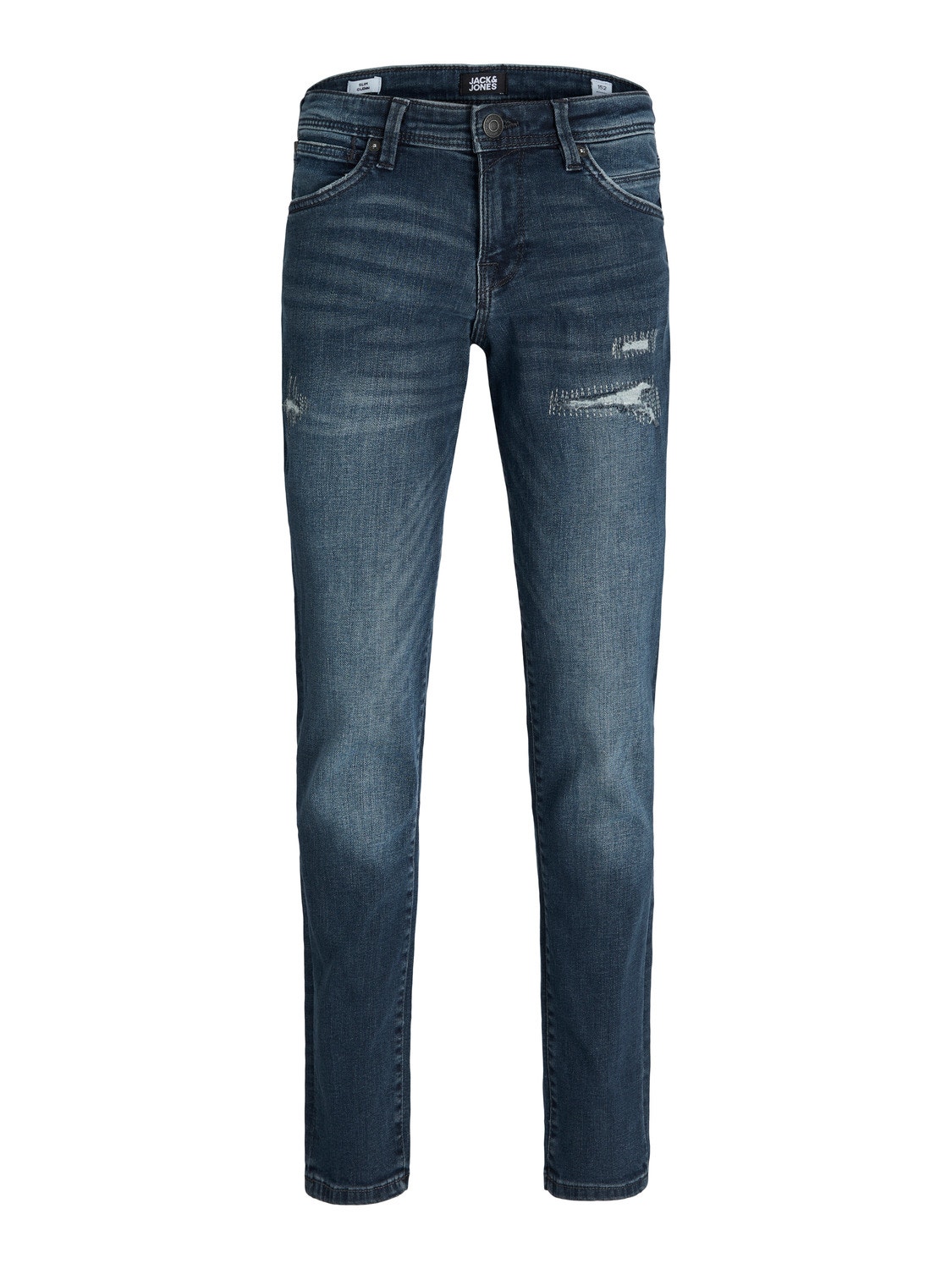Jack & Jones JJIGLENN JJFOX RA 096 Slim Fit Jeans Für jungs -Blue Denim - 12213506