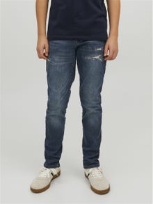 Jack & Jones JJIGLENN JJFOX RA 096 Slim fit jeans Til drenge -Blue Denim - 12213506