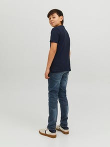 Jack & Jones JJIGLENN JJFOX RA 096 Slim fit jeans For boys -Blue Denim - 12213506