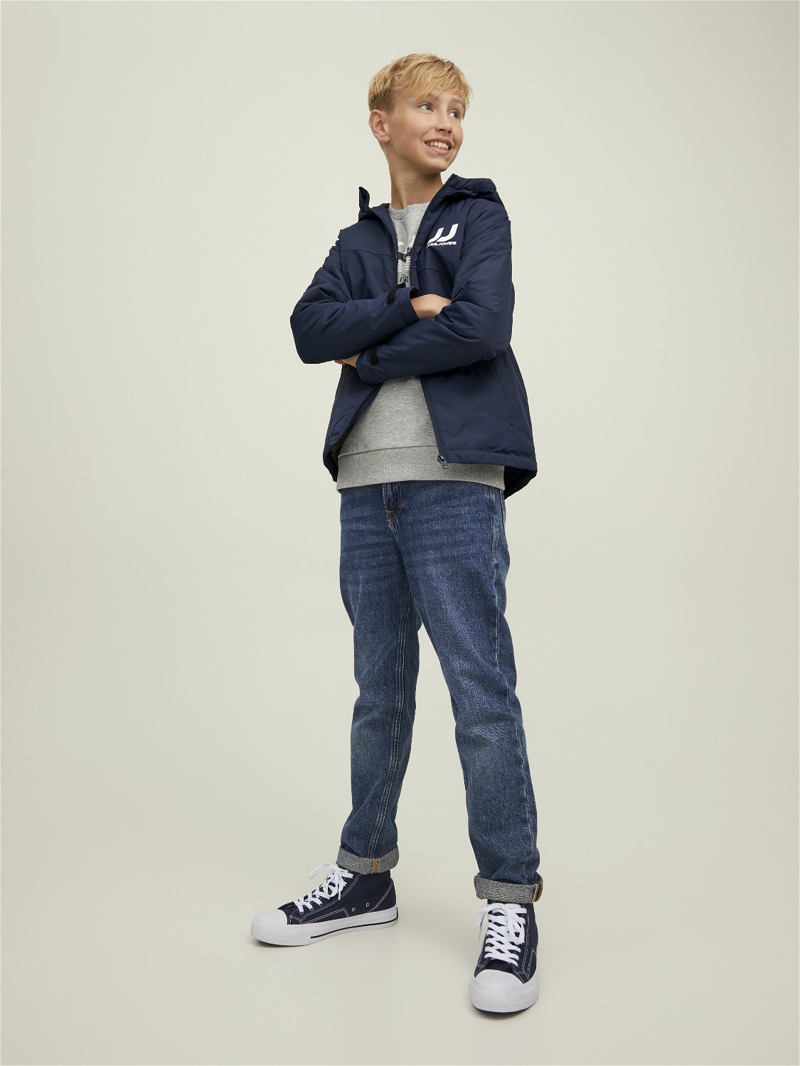 Jack & Jones Dzseki Ifjúsági -Navy Blazer - 12213781