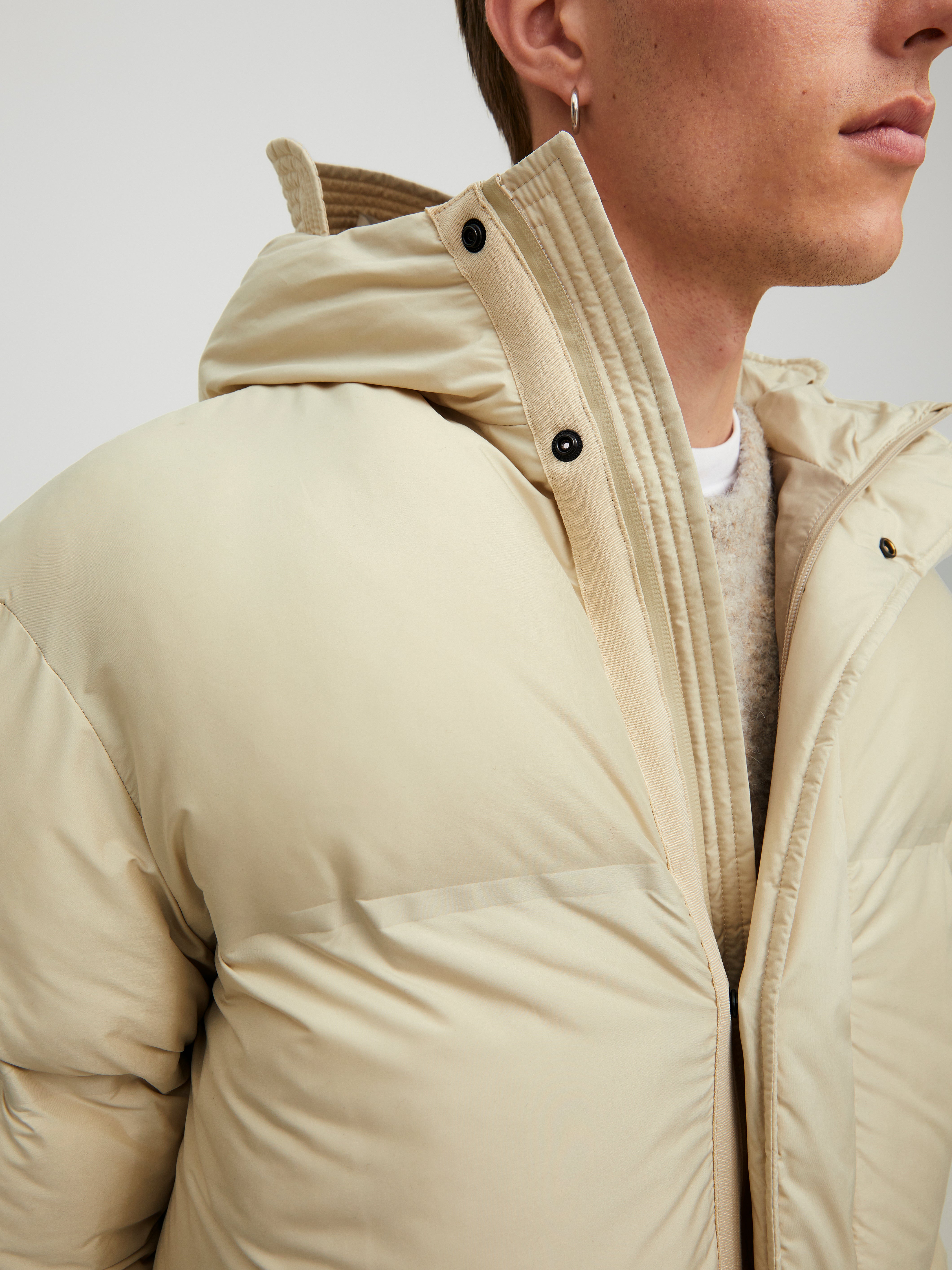 jack and jones long puffer jacket