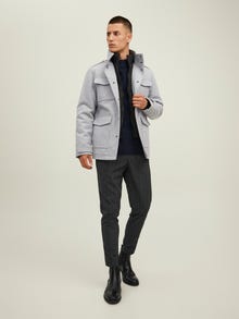 Jack & Jones Hybrid jacket -Light Grey Melange - 12214003