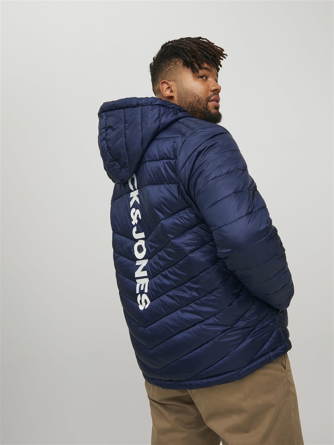 Jack & jones hooded cheap puffer jacket