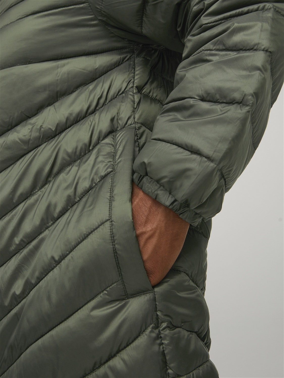 Jack & Jones Plus Size Puffer jacket -Rosin - 12214531