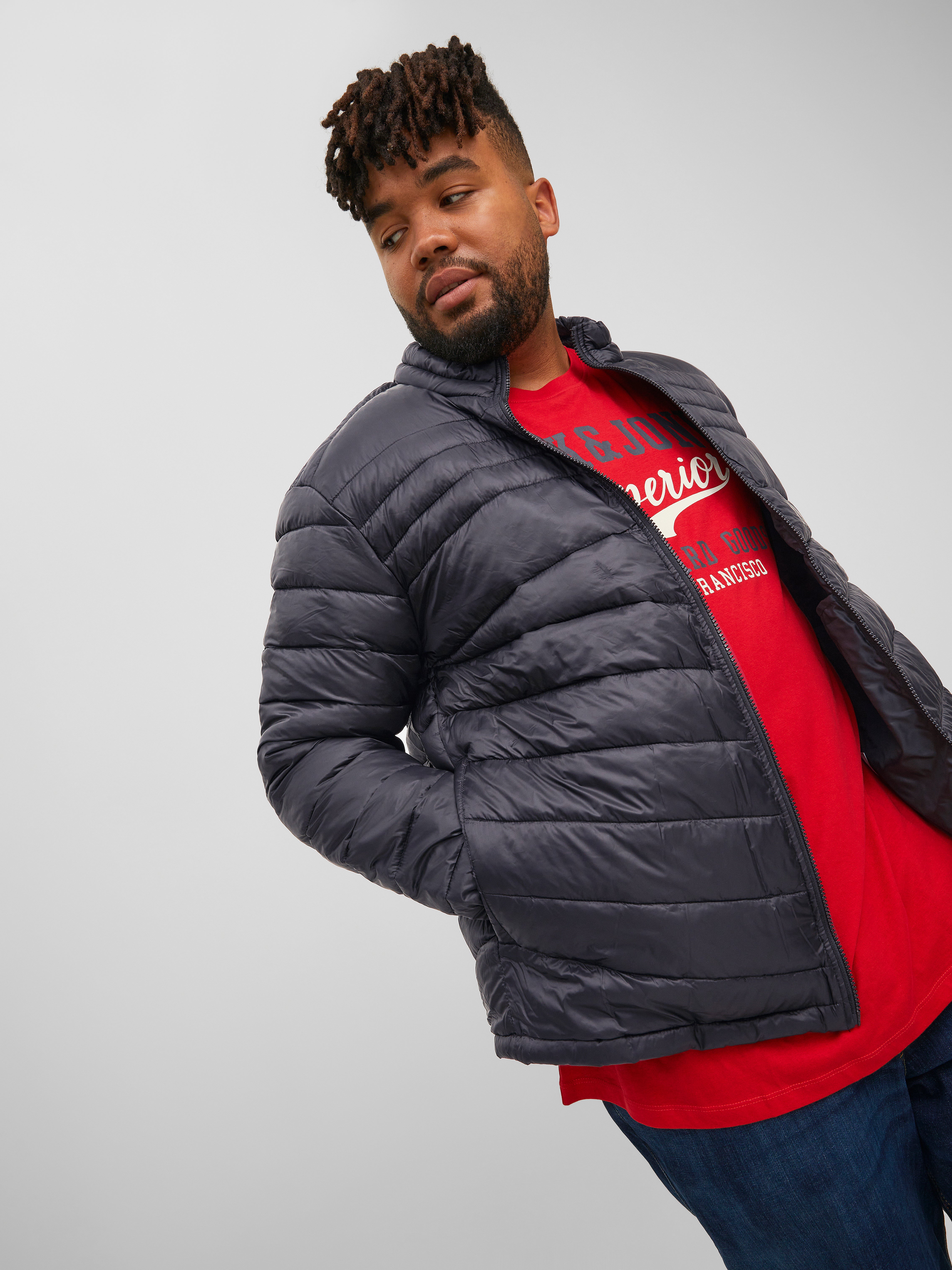 Jack & Jones Plus Size Puffer jacket - 12214532