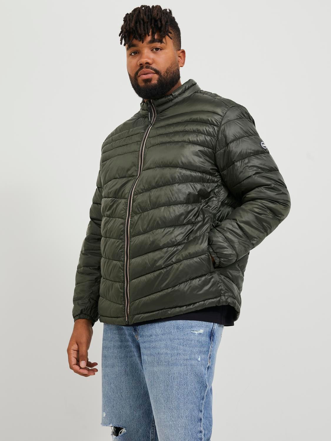 Jack and jones green hotsell denim jacket