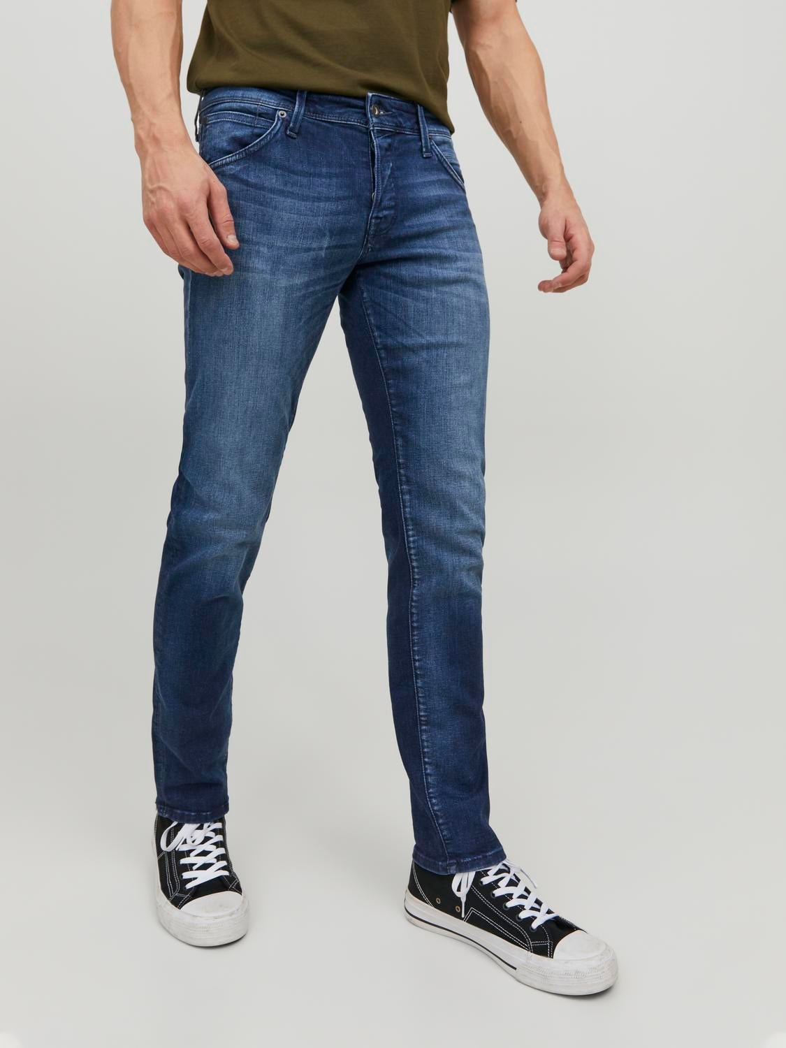 Jack & Jones JJIGLENN JJFOX JOS 247 50SPS Slim Fit Jeans -Blue Denim - 12214782