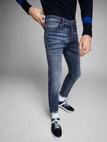 Jack & Jones JJITIM JJORIGINAL JOS 107 50SPS Slim Straight Fit jeans -Blue Denim - 12214816