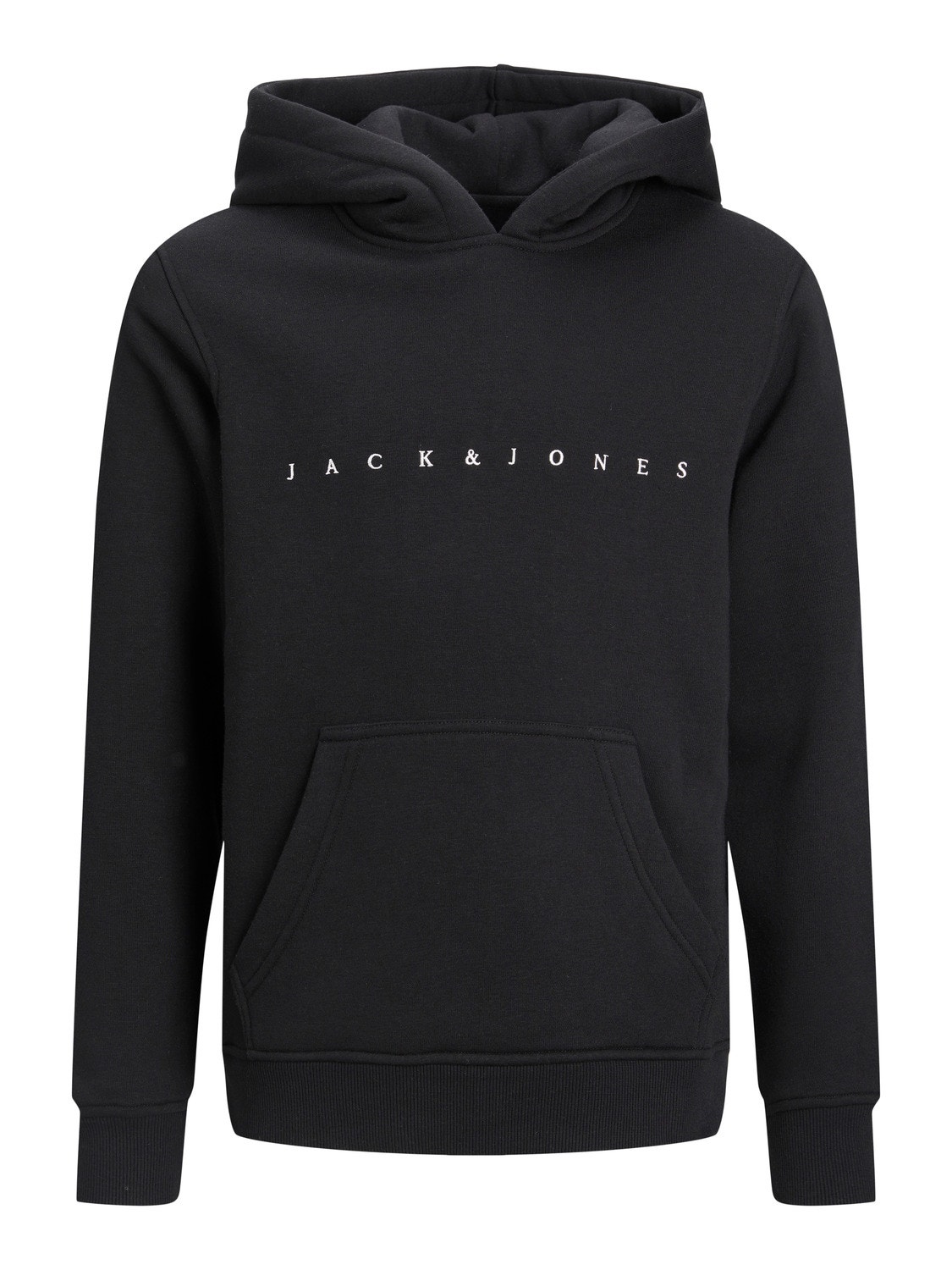 Jack & Jones Logotipas Megztinis su gobtuvu For boys -Black - 12214983