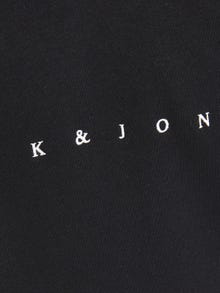 Jack & Jones Logo Mikina s kapucí Junior -Black - 12214983