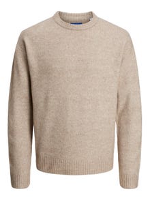 Jack & Jones Vanlig Strikkegenser med rund hals -Atmosphere - 12215468