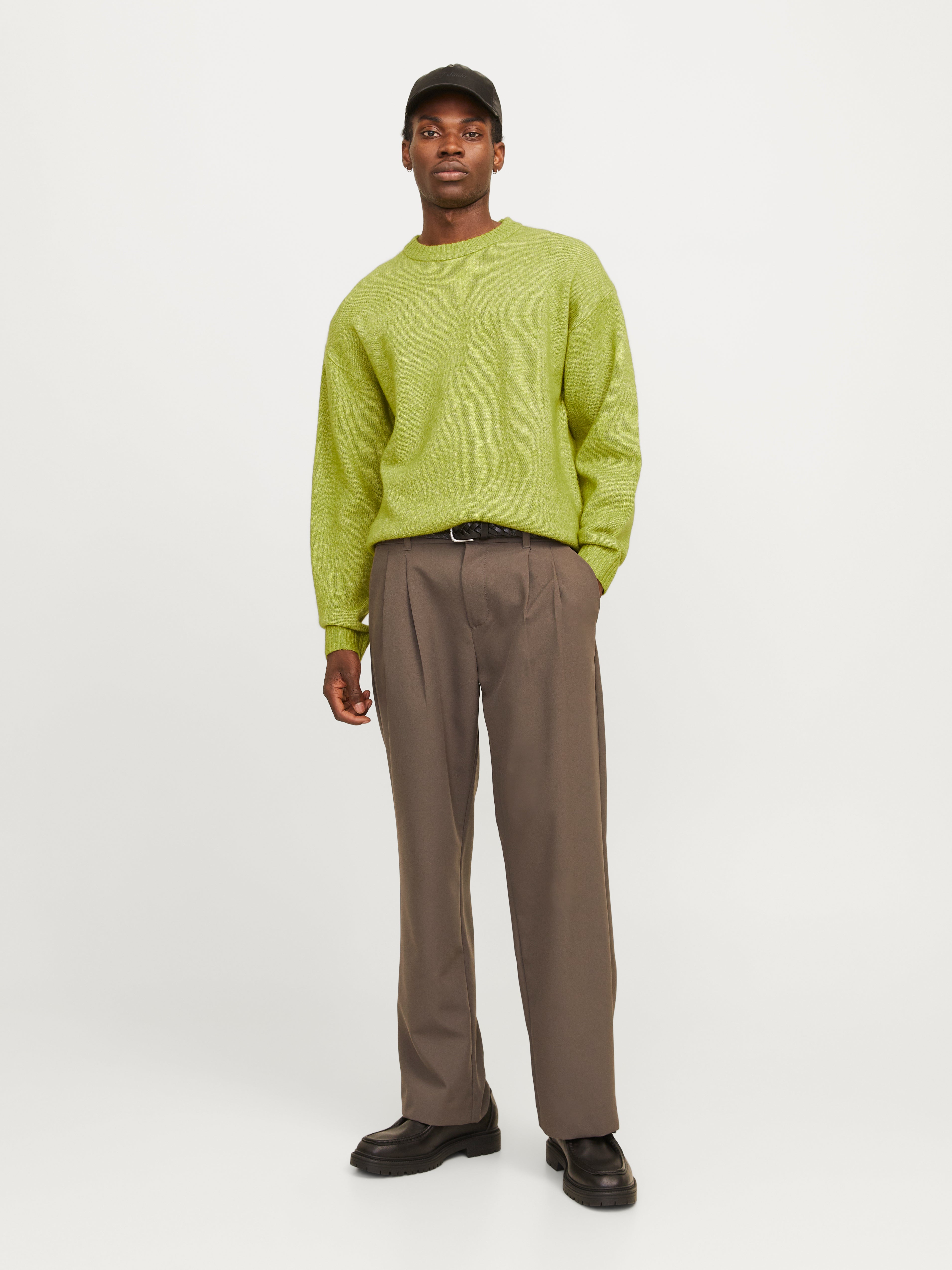 Thumbnail - Einfarbig Strickpullover