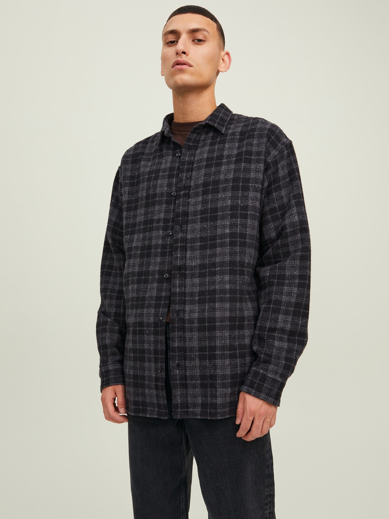 Jack & Jones Regular Fit Casual overhemd -Black - 12215593