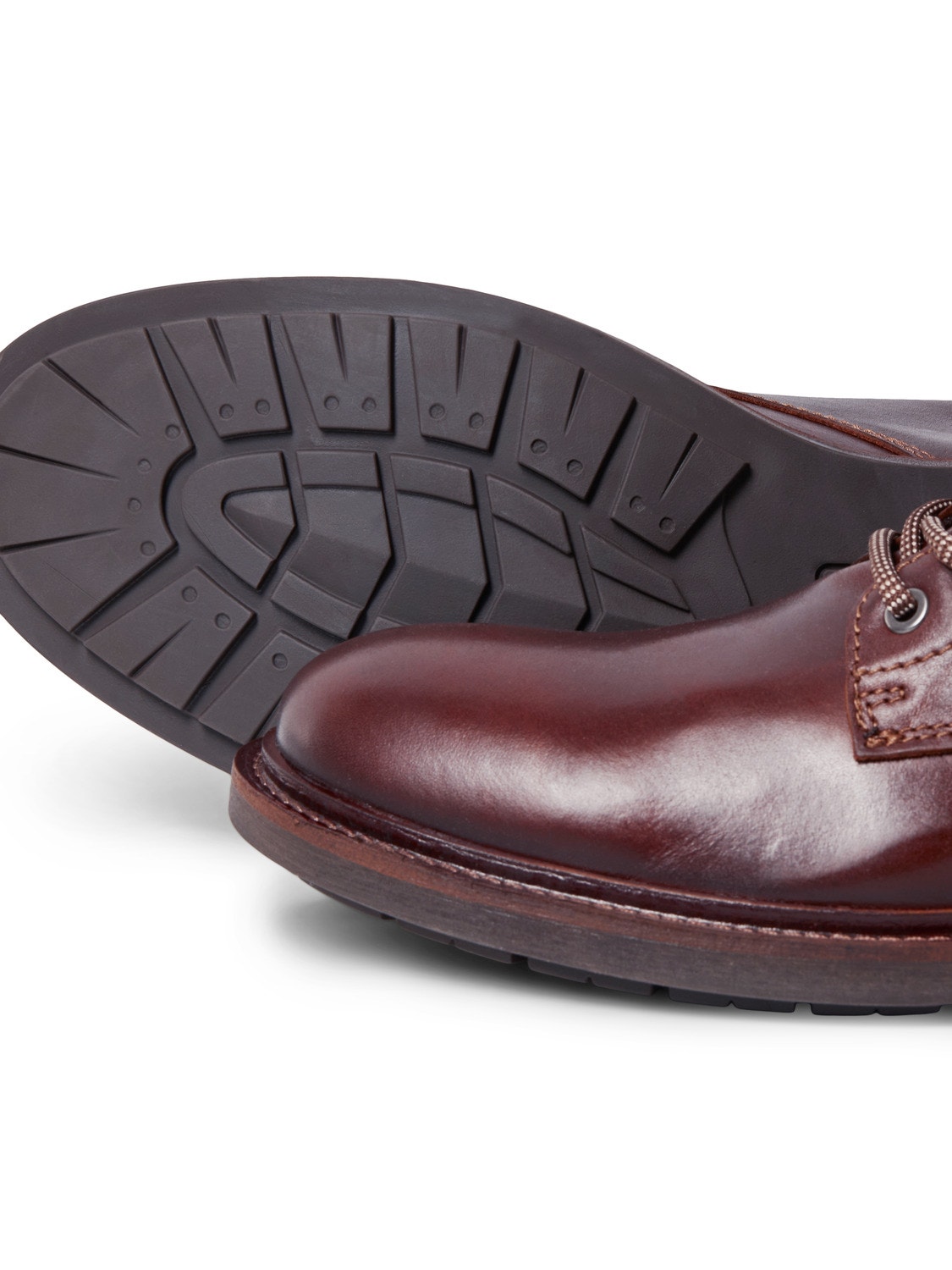 Jack & Jones Leather Boots -Brandy Brown - 12215613