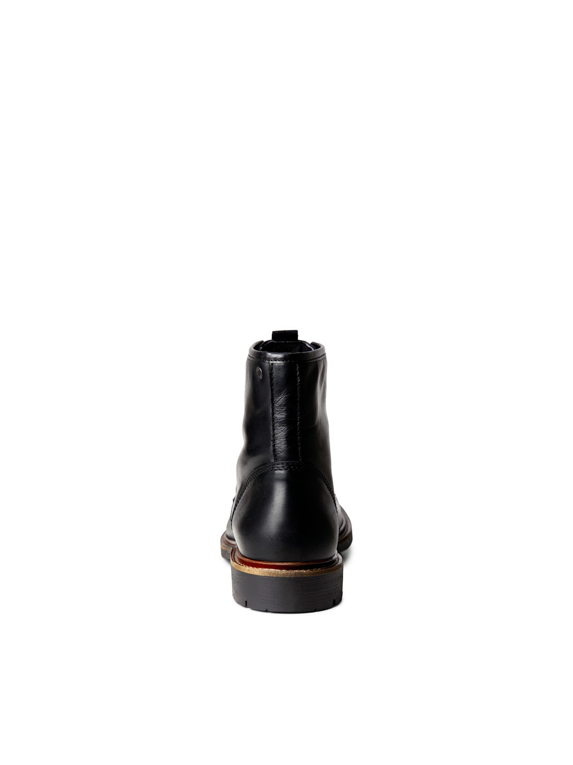 Jack & Jones Lær Boots -Anthracite - 12215613