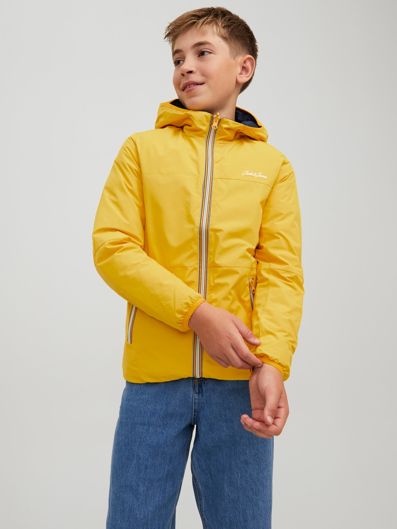 Jack & Jones Puffer jacket For boys -Golden Rod - 12215804