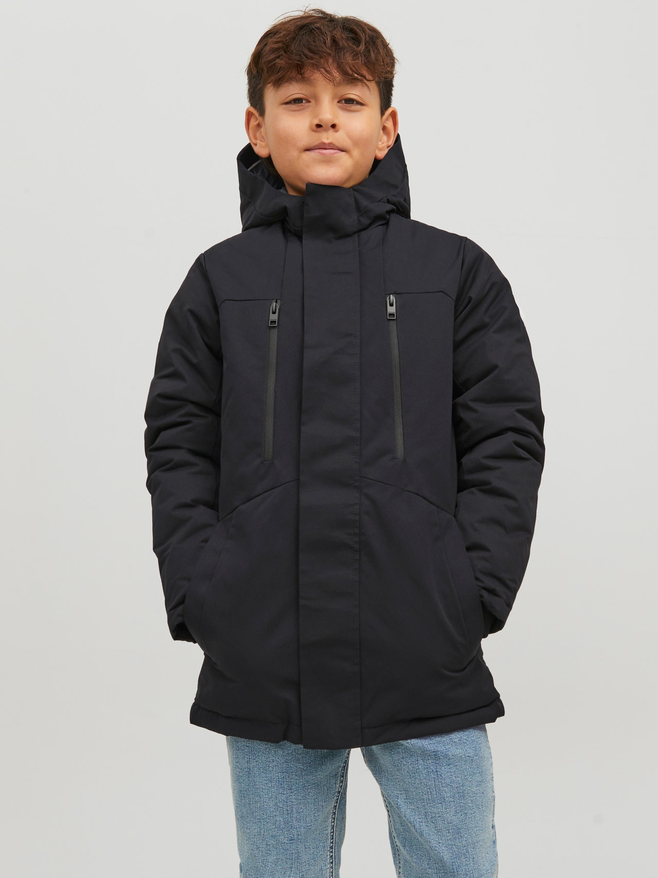 Jack & Jones Casaco Acolchoado Para meninos -Black - 12215825