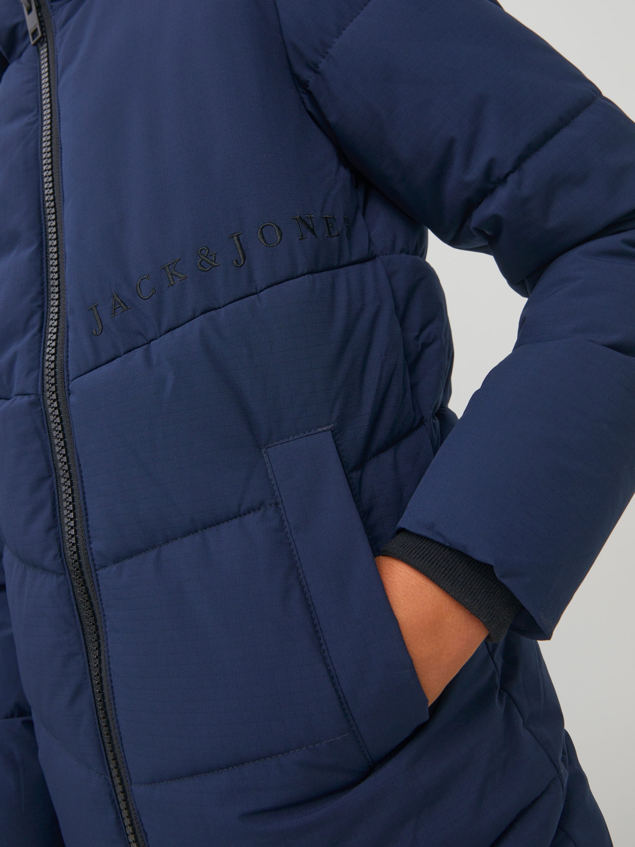 Jack & Jones Puffer jas Voor jongens -Navy Blazer - 12215844