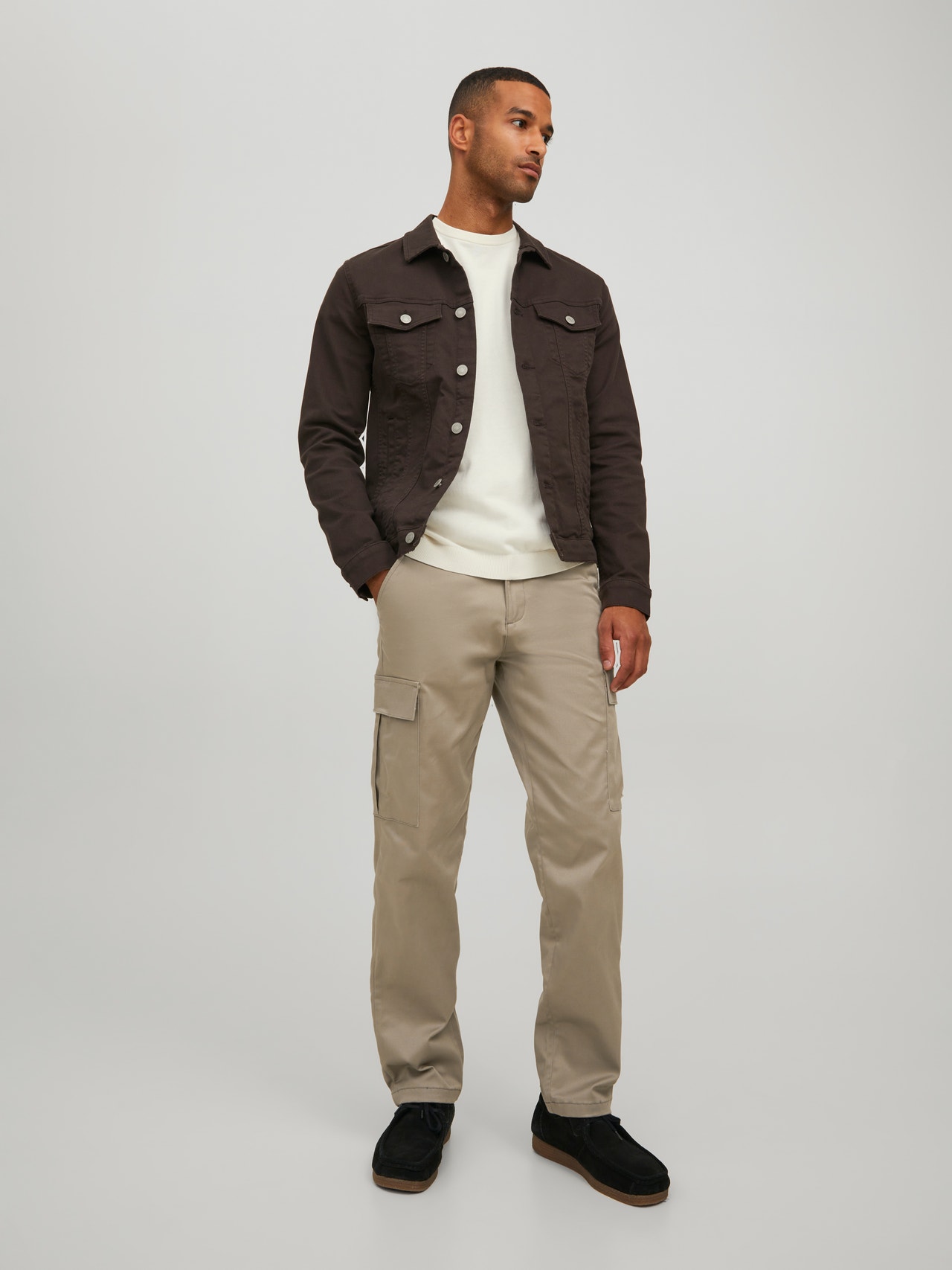 Jack & Jones Relaxed Fit Cargo trousers -Fungi - 12215892