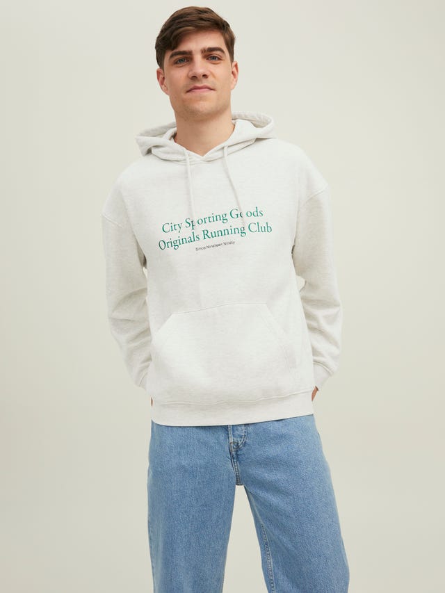 Jack & Jones Text Hoodie - 12216047