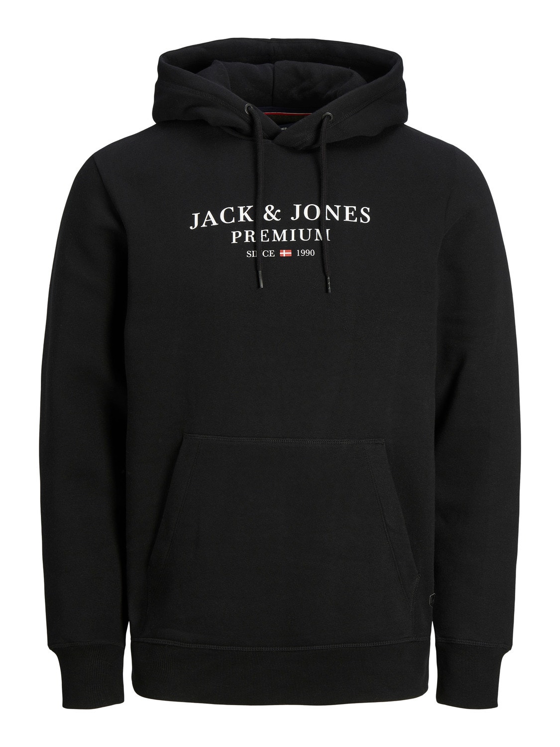 Jack & Jones Logo Hoodie -Black - 12216335