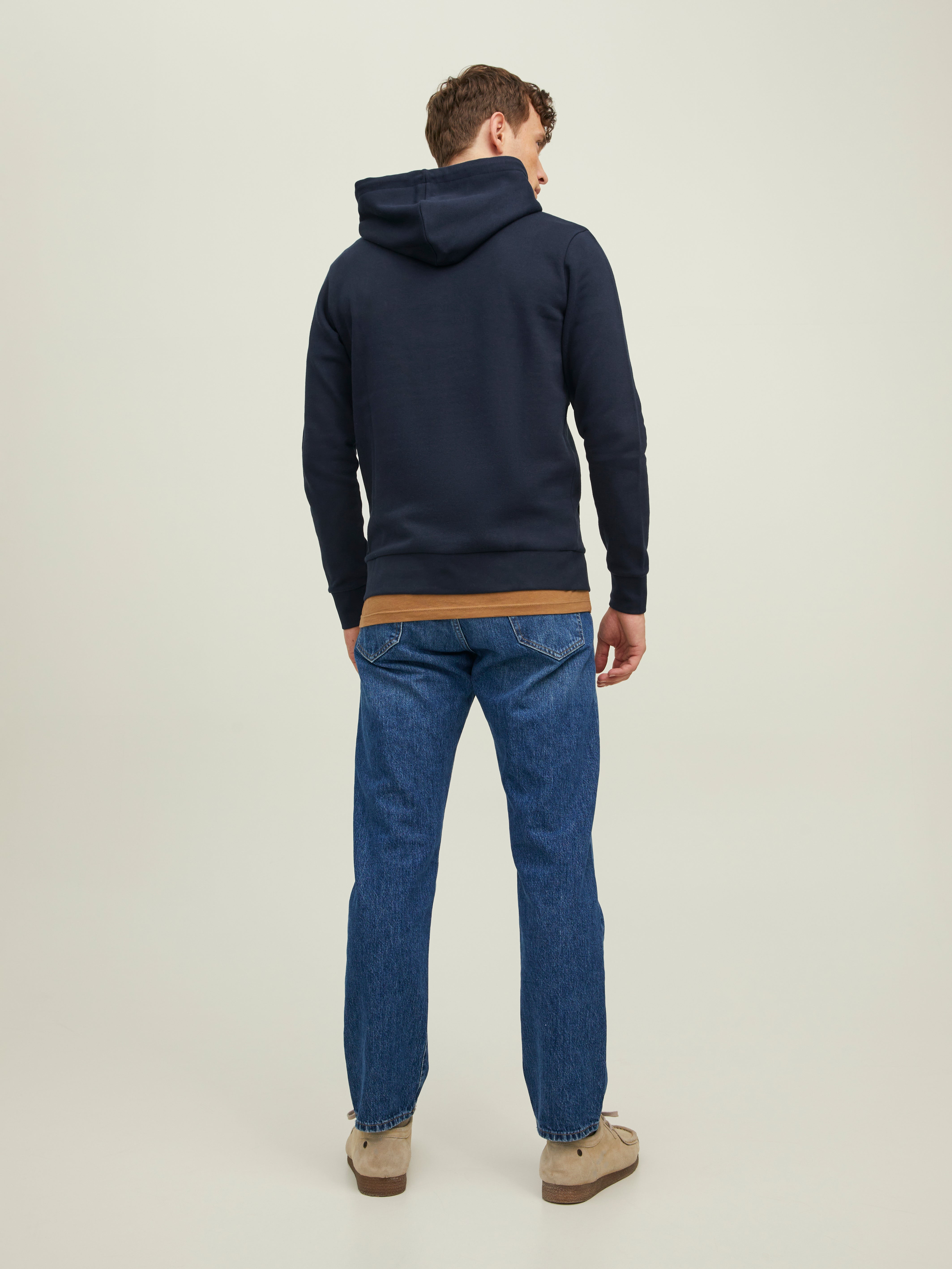 Logo Kapuzenpullover | Dunkelblau | Jack & Jones®