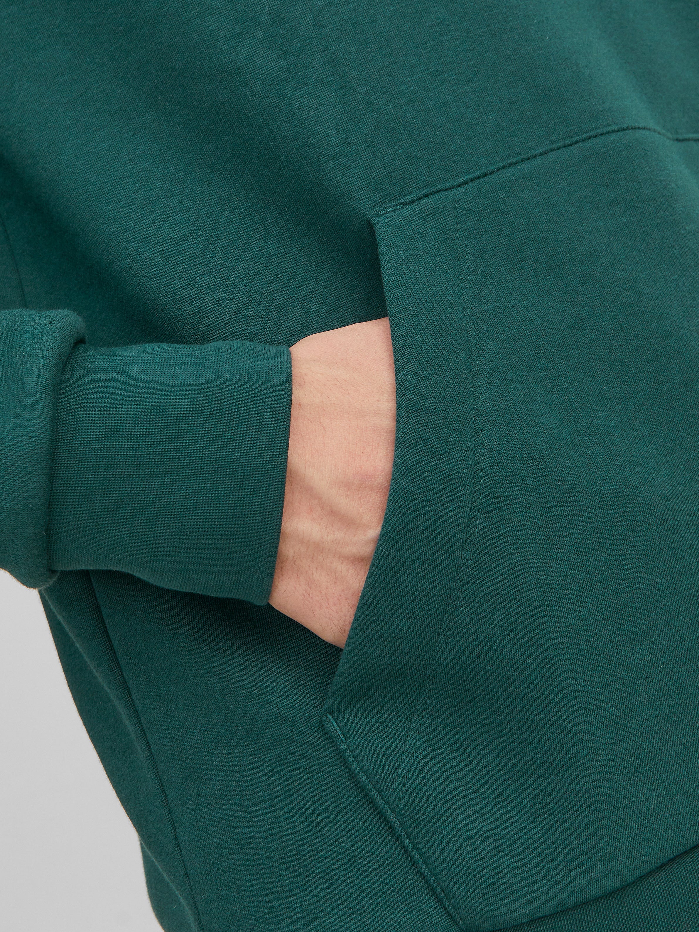 Logo Kapuzenpullover | Mittelgrün | Jack & Jones® 