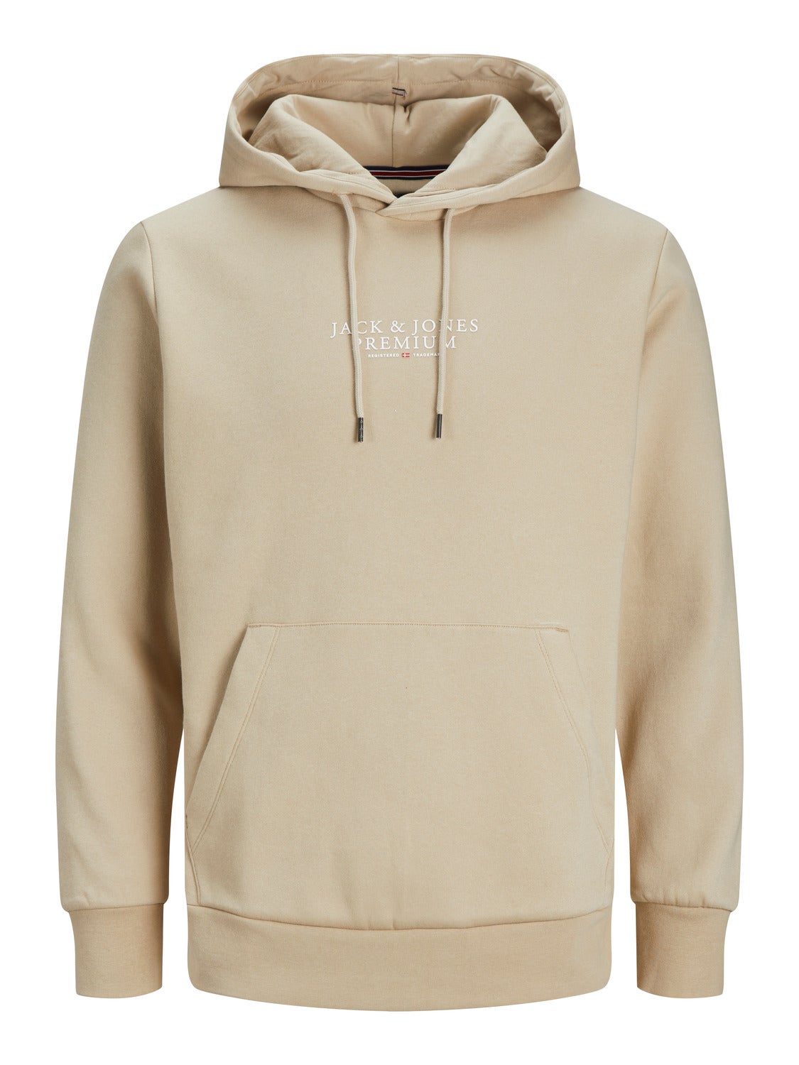 Sweat capuche Logo Beige Jack Jones