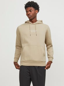 Jack & Jones Logó Kapucnis felső -Fields Of Rye - 12216335