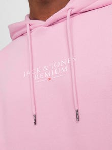 Jack & Jones Logo Hoodie -Prism Pink - 12216335