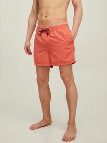 Jack & Jones 2-pak Regular Fit Badeshorts -Hot Coral - 12216434