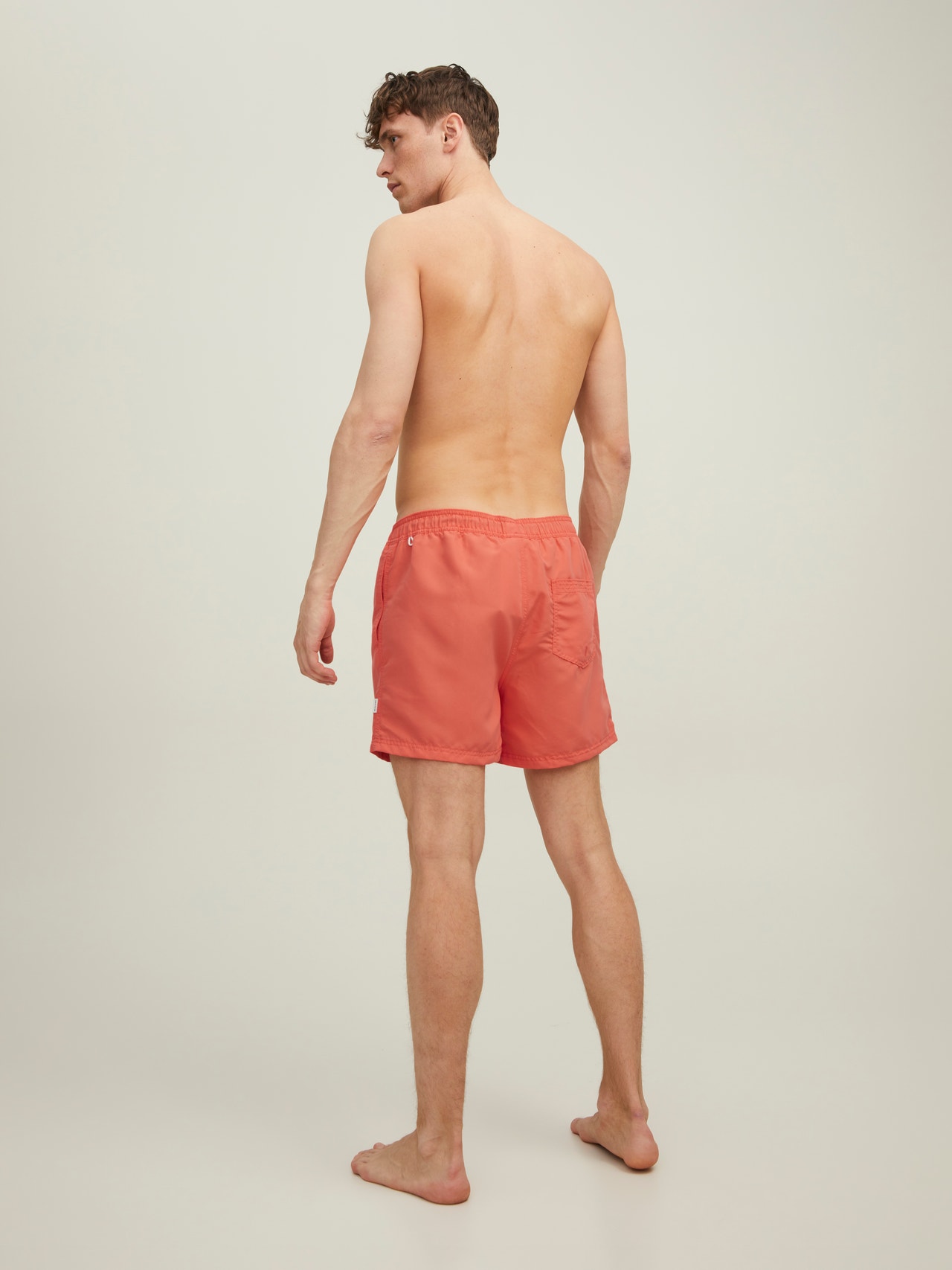 Jack & Jones 2-pakning Regular Fit Badeshorts -Hot Coral - 12216434
