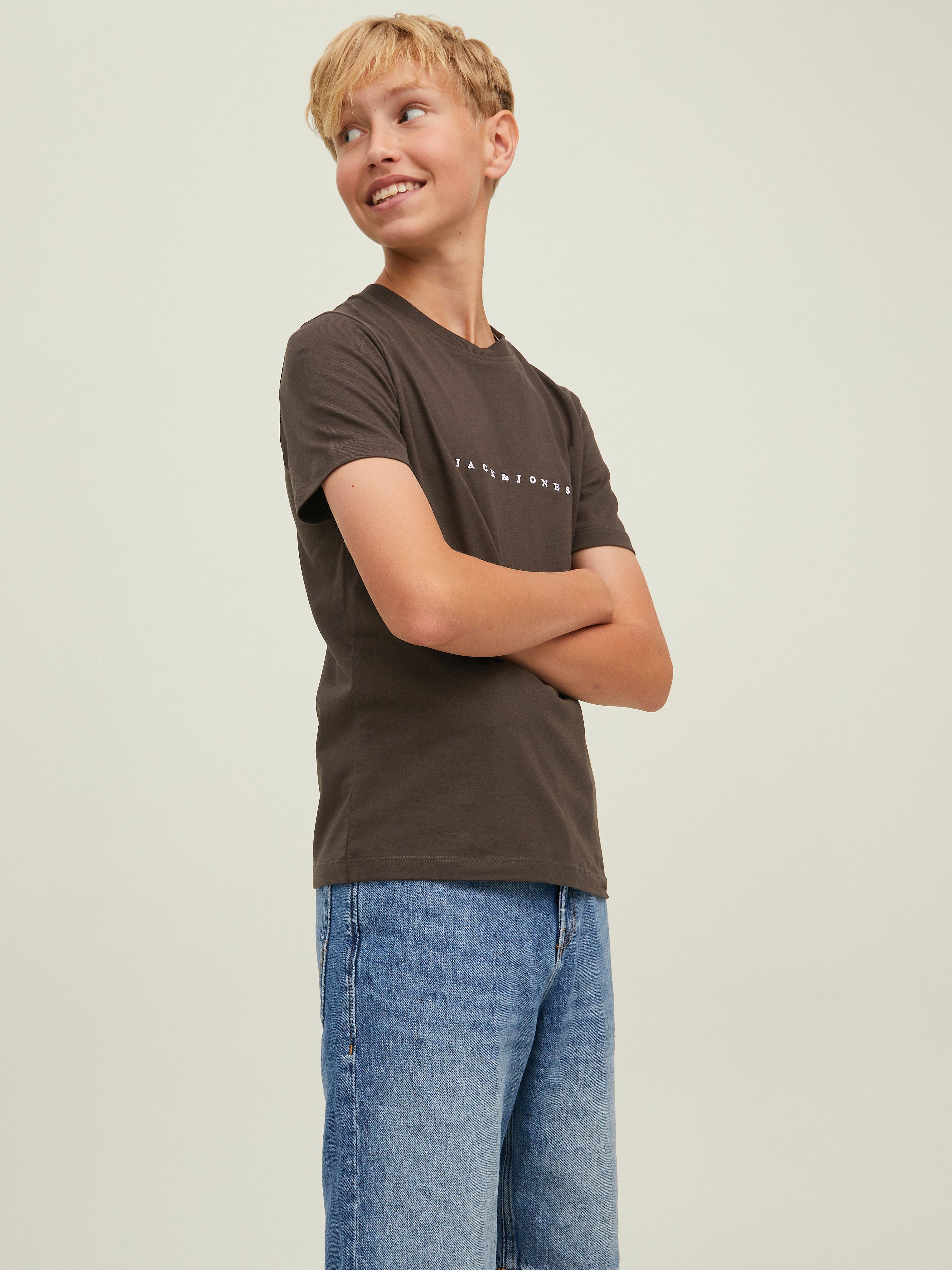 T-shirt Imprimé Pour Les Garçons - Jack & Jones - Modalova
