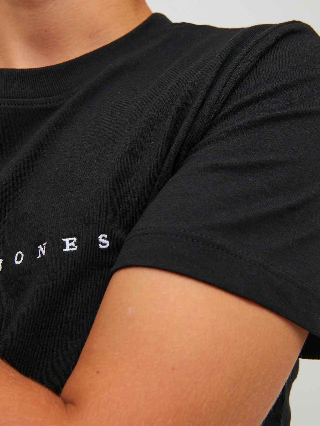Jack & Jones Logotipas Marškinėliai For boys -Black - 12216486