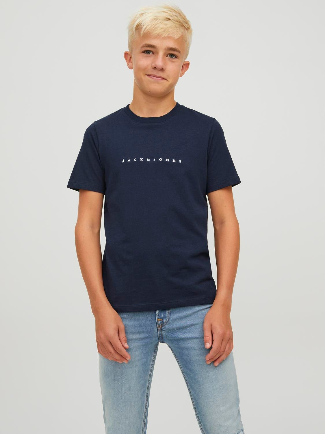 Bedrukt T-shirt Voor jongens met 40% korting! | Jack & Jones®