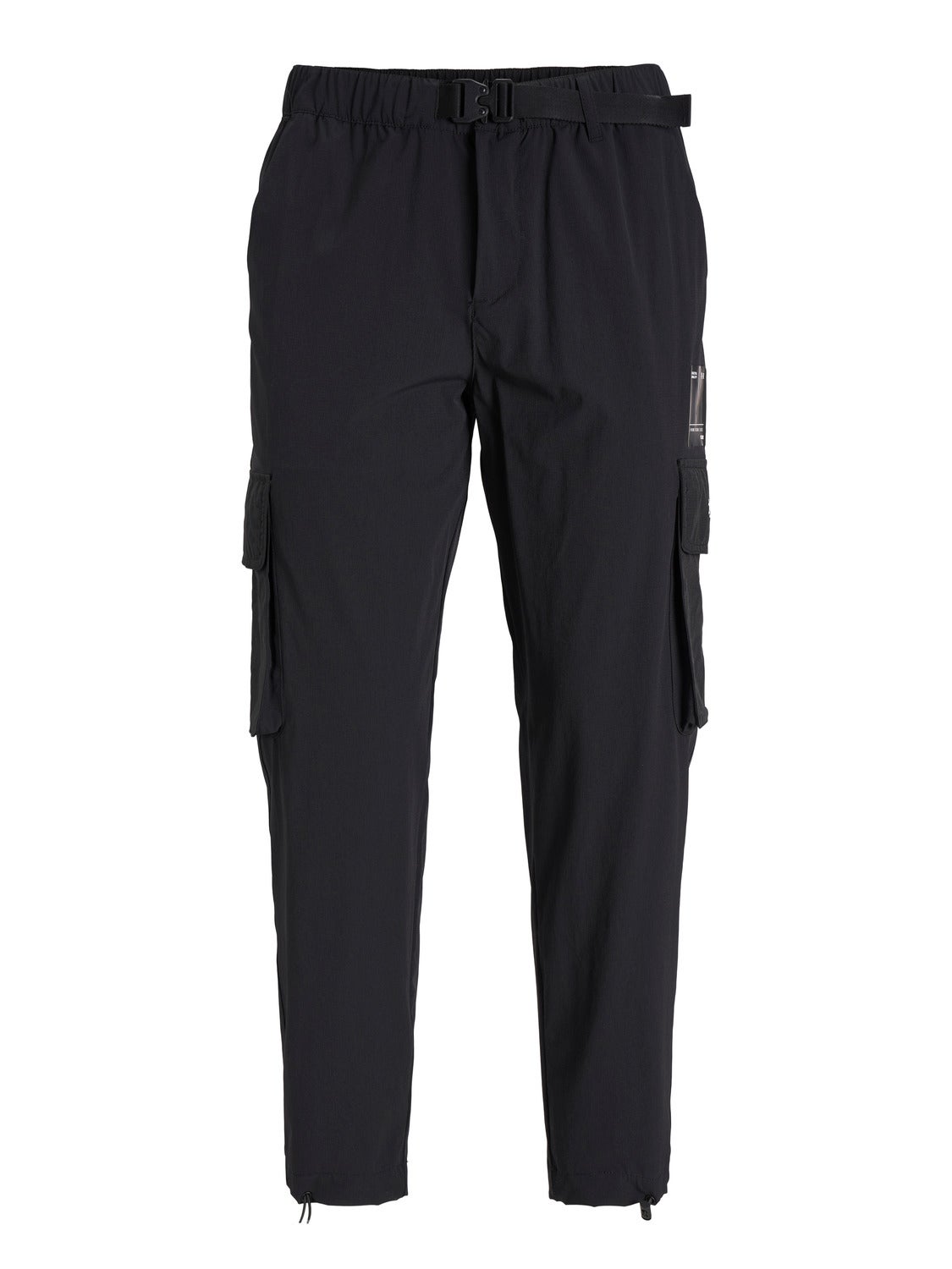 Men's 5 outlet pocket black trousers