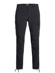 Jack & Jones Tapered Fit Cargobukser -Black - 12216664