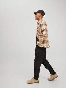 Jack & Jones Tapered Fit Cargobukser -Black - 12216664