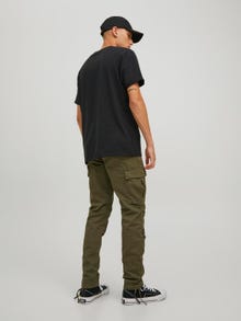 Jack & Jones Siaurėjantis kirpimas Cargo kelnės -Olive Night - 12216664