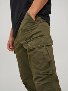 Jack & Jones Siaurėjantis kirpimas Cargo kelnės -Olive Night - 12216664
