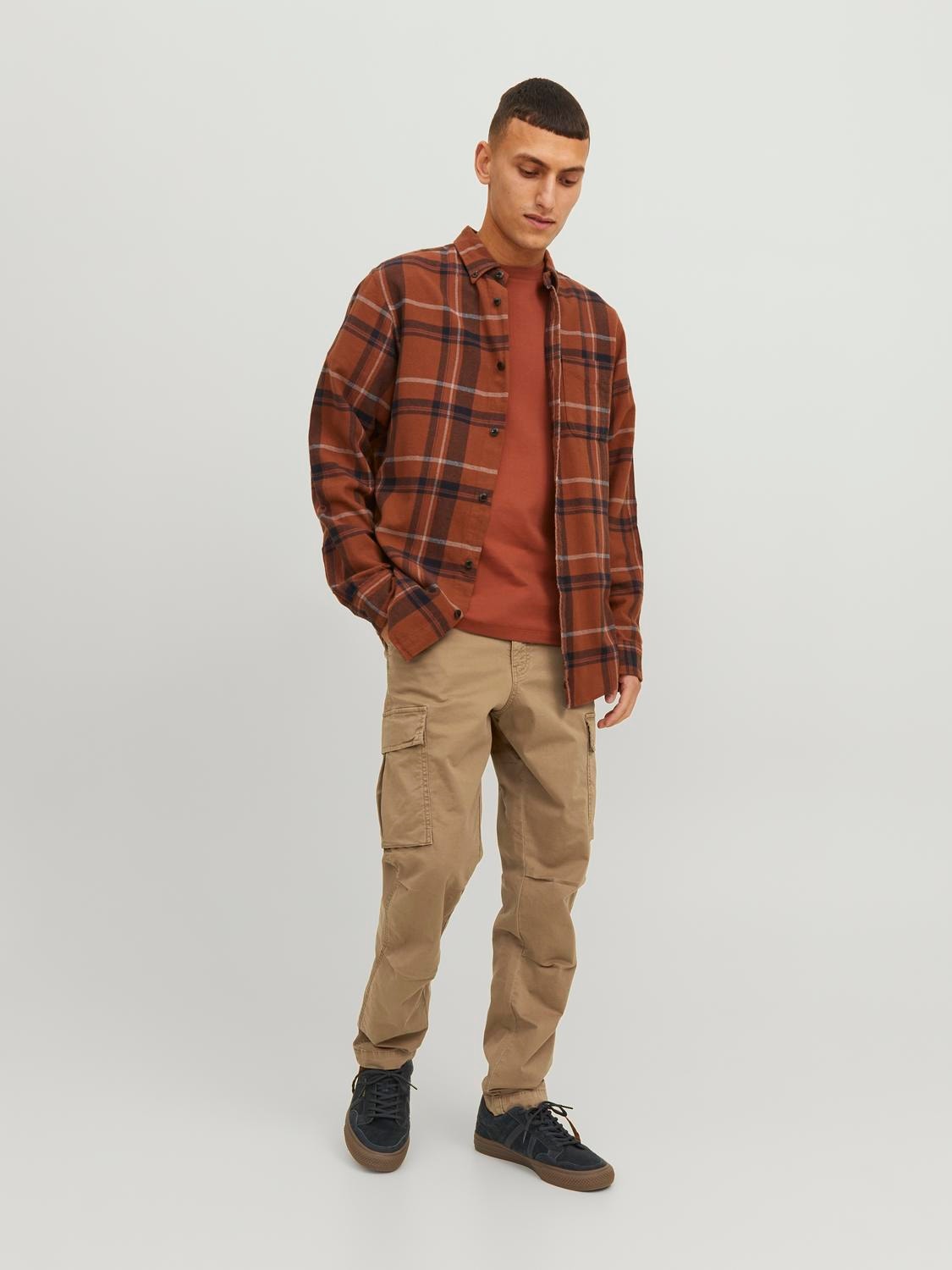 Jack & Jones Παντελόνι Carrot fit Cargo -Otter - 12216664